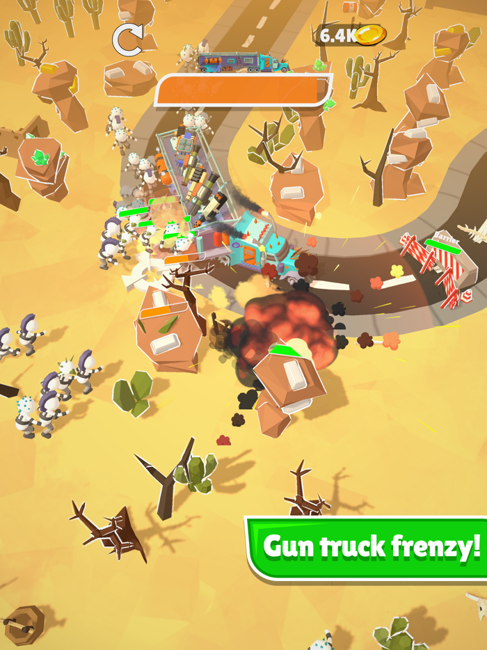 Desert Truck Rage Road Battle