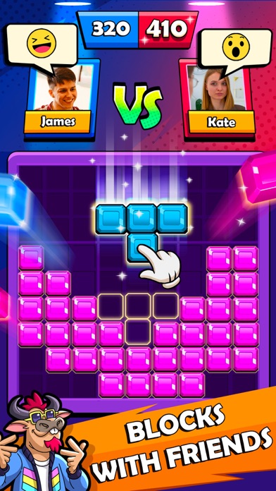 Block Heads: Duel puzzle gamesのおすすめ画像1