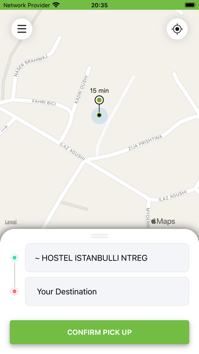 Tesla Taxi Kosova Screenshot