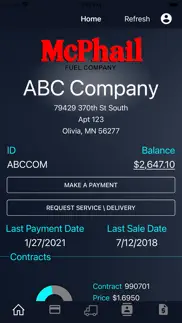 mcphail fuel company iphone screenshot 2