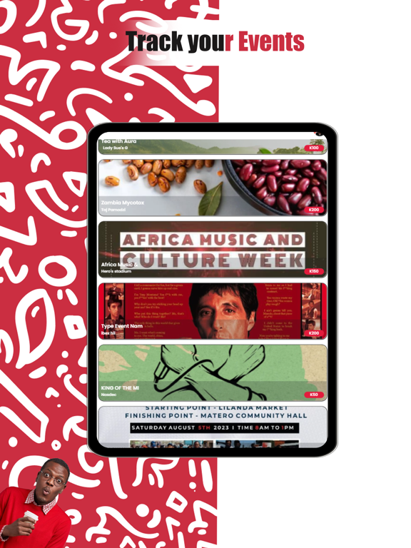 Event Space Zambia iPad screenshot 9 - News app