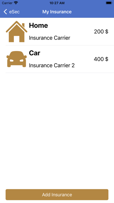 eSec - Manage Your Insurance Screenshot