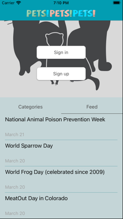 Pet ID - your daily app Screenshot