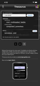 Thesaurus App screenshot #2 for iPhone