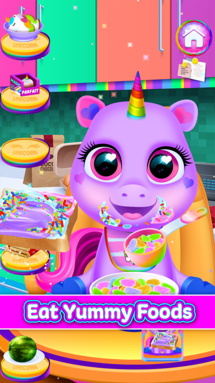 Unicorn Mommy Baby Pet Games