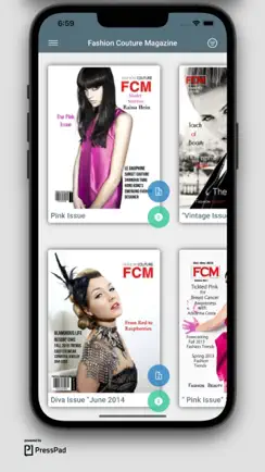 Fashion Couture Magazine iPhone image 1