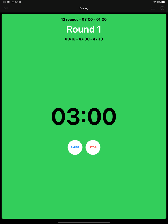 Screenshot #4 pour Gymborg Boxing Timer