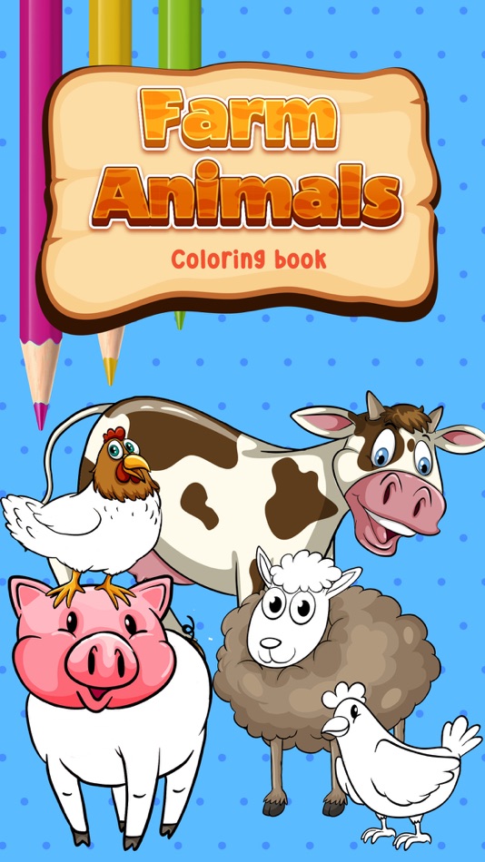 Farm Animals Coloring Pages - 3.3 - (iOS)