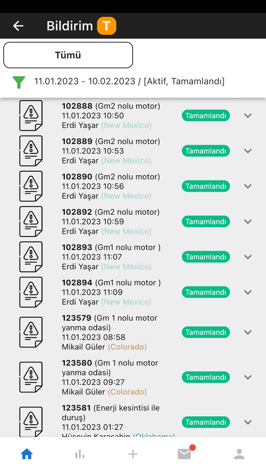 #6. Plant Management System (iOS) 由: Tech Vizyon Enerji ve Endüstriyel Sistem Teknolojileri LTD. ŞTİ.