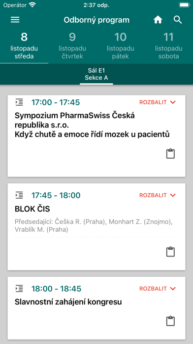 ČIS 2023 Screenshot