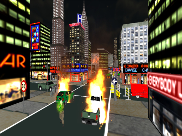 Monster Angry Bull City Attack