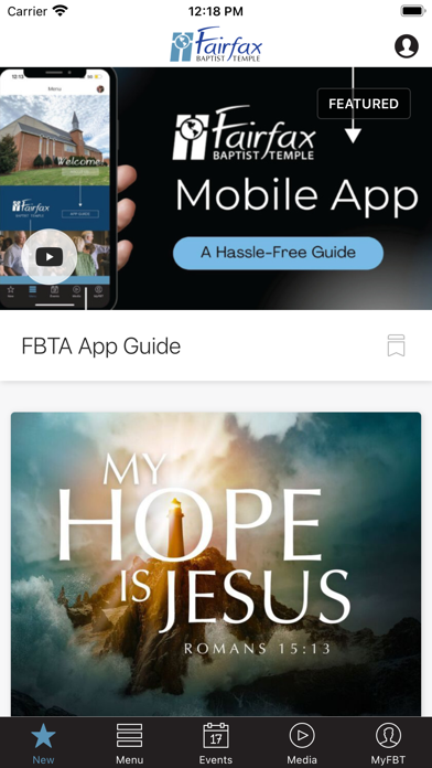 Fairfax Baptist Temple VA Screenshot