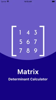 matrix determinant calculator iphone screenshot 1
