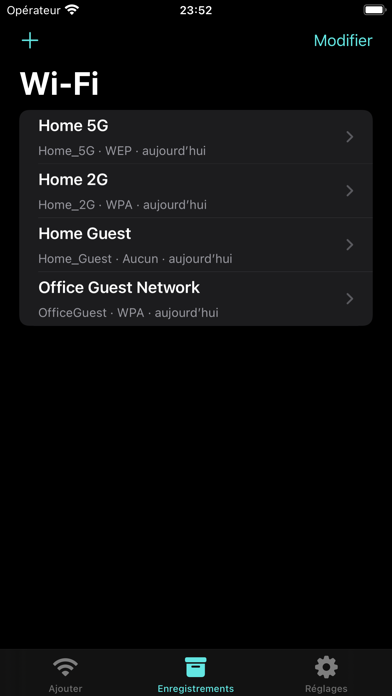 Screenshot #2 pour Mon Wi-Fi avec QR Code