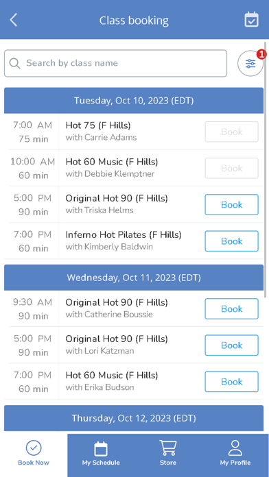 Thrive Hot Yoga Screenshot