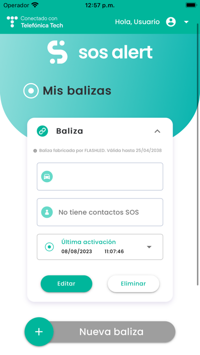 SOS Alert Screenshot