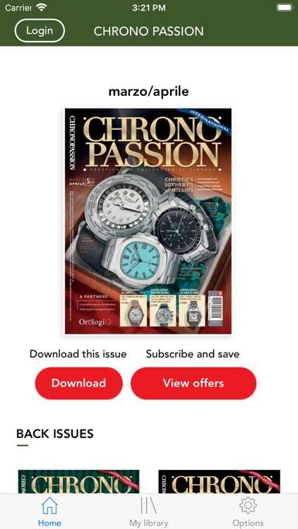 RIVISTA CHRONO PASSION