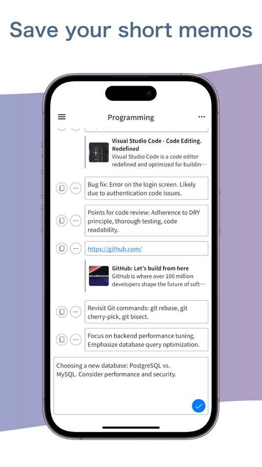 #3. ShortMemo - Idea, Draft, etc. (iOS) Podle: UT app