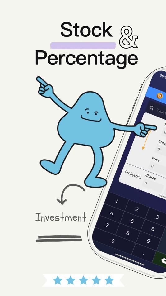 #1. Stock Calculator for Investors (iOS) 由: Xin Chen