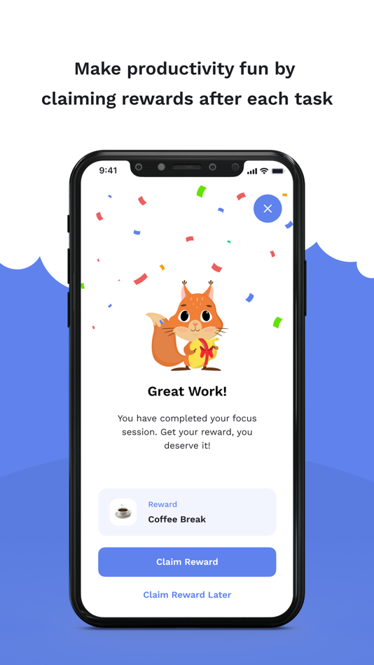 #6. Focus Timer & Rewards (iOS) 由: Paul Bright