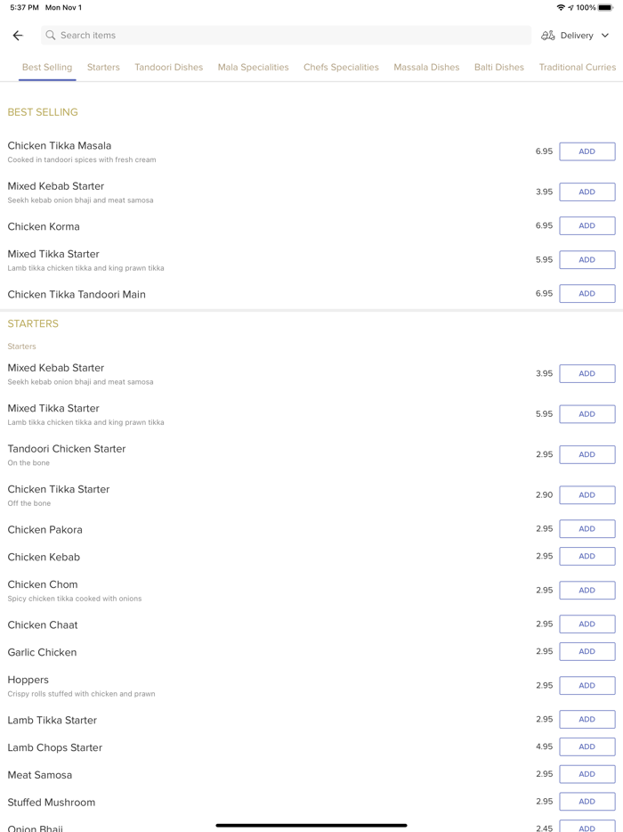 Mala Indian Take Away