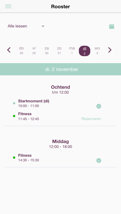 Jau Vitaal Fitplan Screenshot