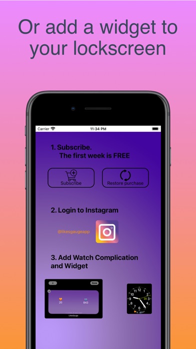 LikesGauge: Likes & Followers Screenshot