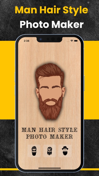 Man Hair Style Photo Maker Screenshot