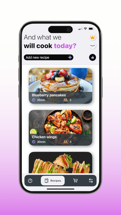 Kitchen notes: meal planner Screenshot