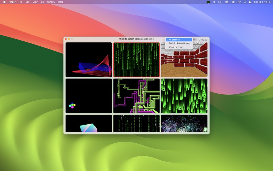 #2. Cool ScreenSaver (macOS) 由: 洁 高