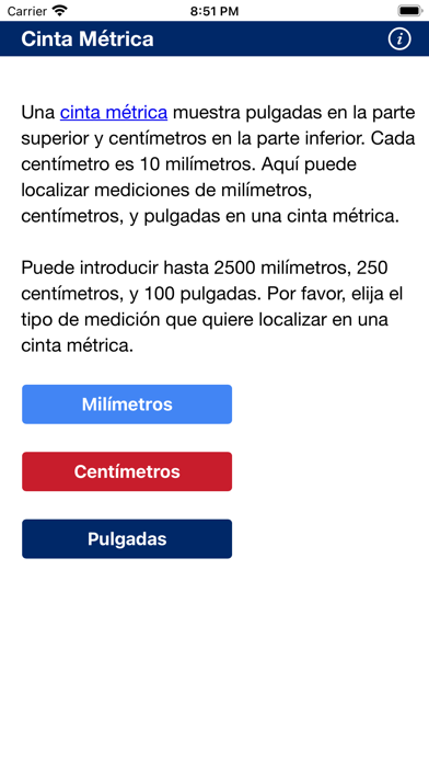 Cinta métrica Screenshot