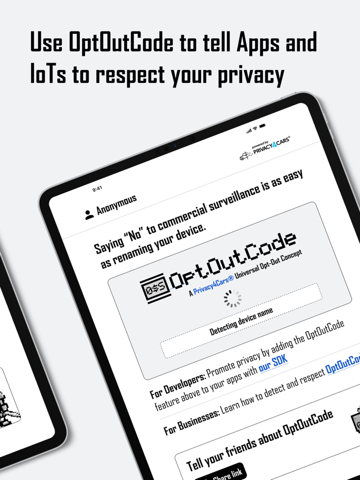 OptOutCode Easy Device Opt-Out