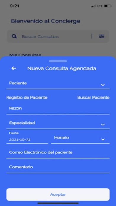 MyMedico Concierge Screenshot