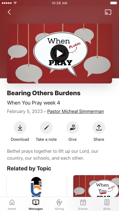 Bethel Church of Owatonna Screenshot