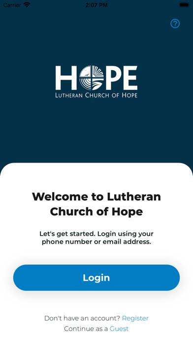 Lutheran Church of Hope Screenshot