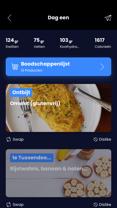 Lifestyle Performance App Screenshot