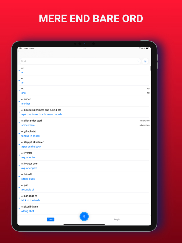LexPal Dansk-Engelsk