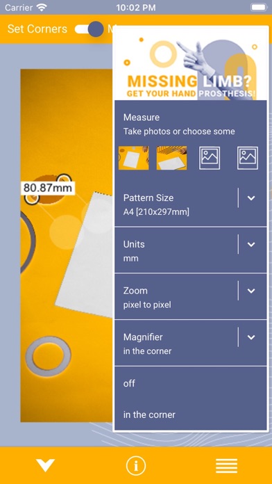 vBionic Measure Screenshot