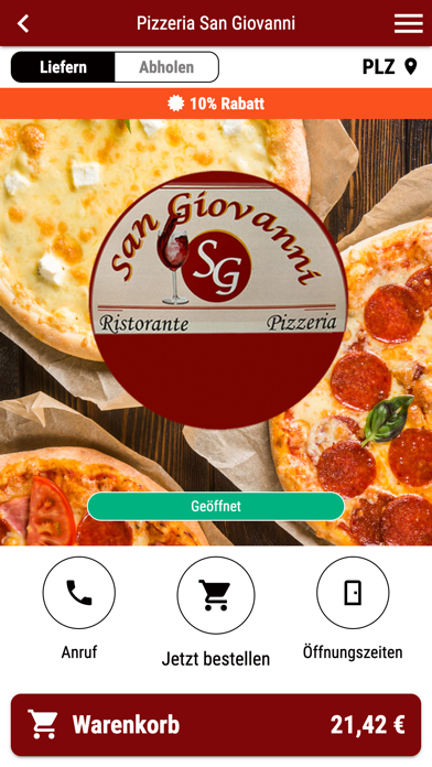 Pizzeria San Giovanni Screenshot