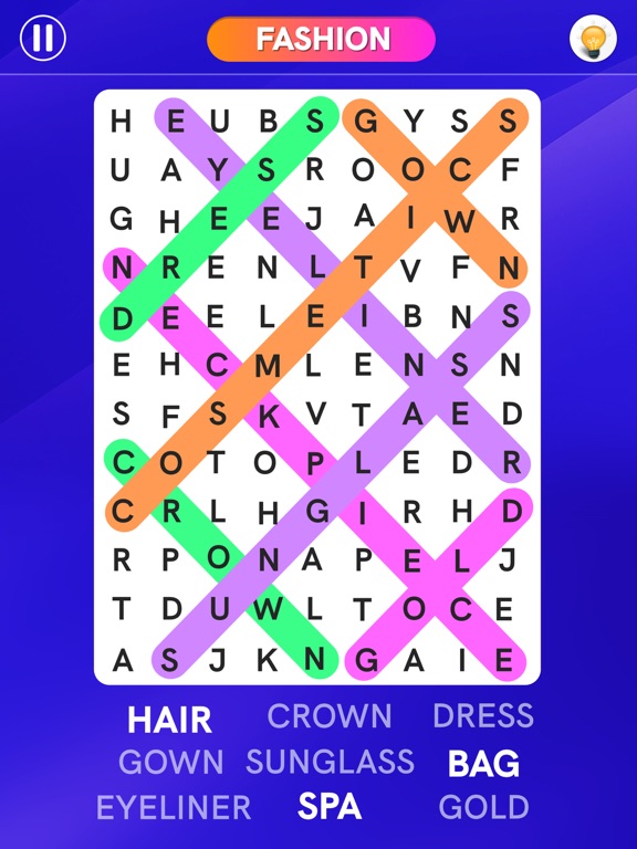 Word Search - Word Find Gamesのおすすめ画像4