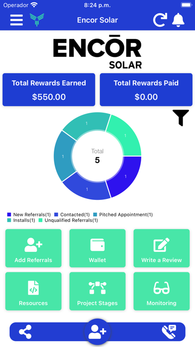 Encor Solar Screenshot