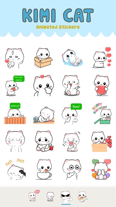 Kimi Cat Stickers Screenshot