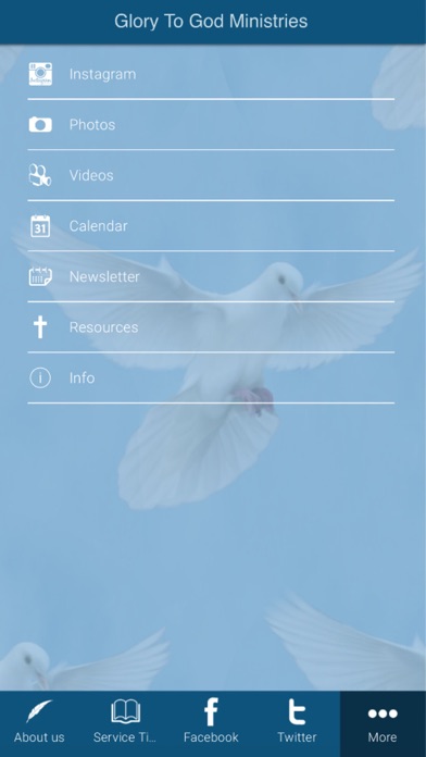 Glory to God Ministries Screenshot