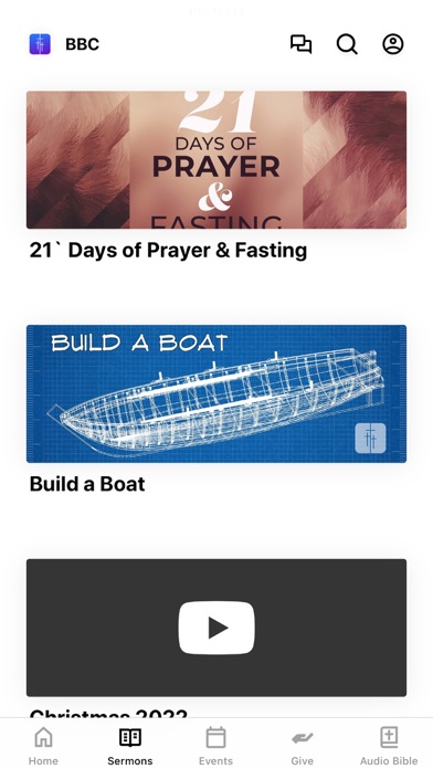 Bellaire Baptist Church Screenshot