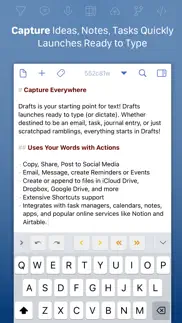 drafts iphone screenshot 1