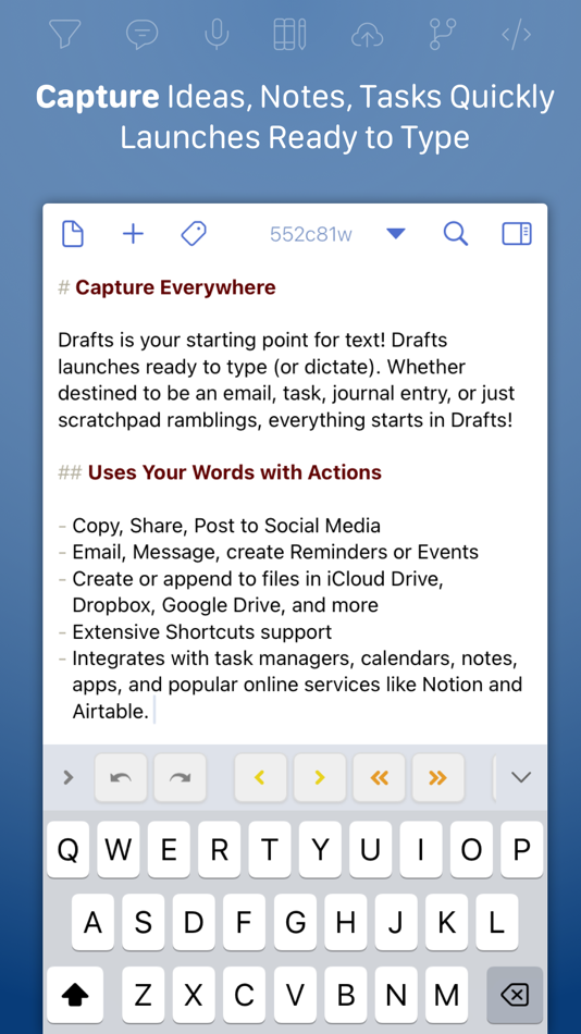 Drafts - 44.0.1 - (iOS)