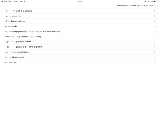Screenshot #4 pour iPing - Packet Generator