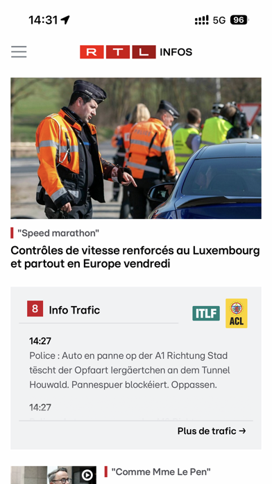 RTL Infos Screenshot