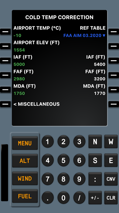 PFMA E6B Screenshot