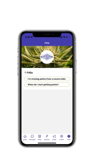 Spark Dispensary Screenshot